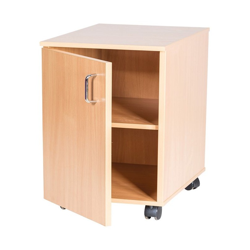 EduStore Narrow Single Door Mobile Cupboards - School Furniture