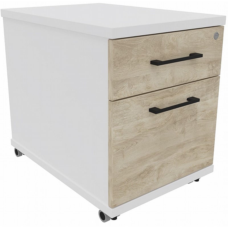 Unified Duo Low Mobile Under Desk Pedestals - Office Storage