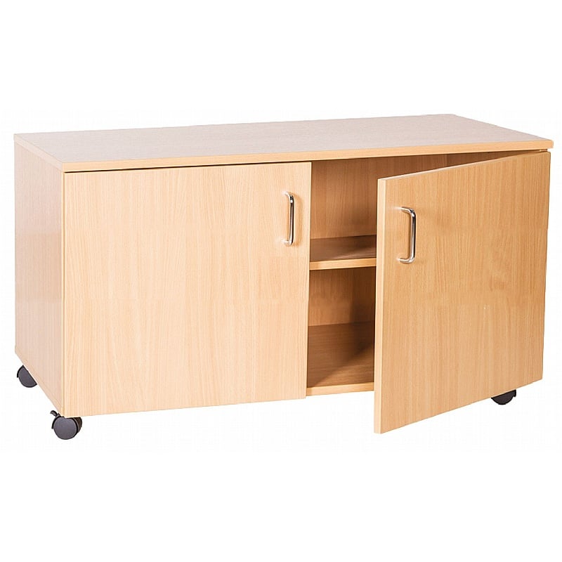 EduStore Wide Double Door Mobile Cupboards - School Furniture