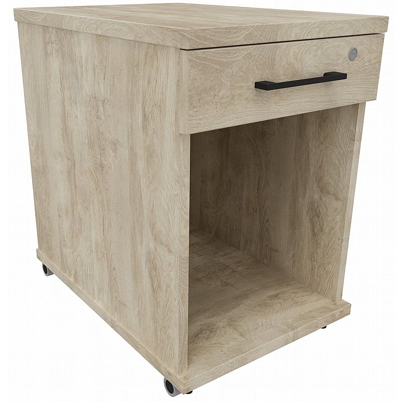 Unified Tall Mobile Under Desk Lever Arch Storage Pedestals - Office Storage