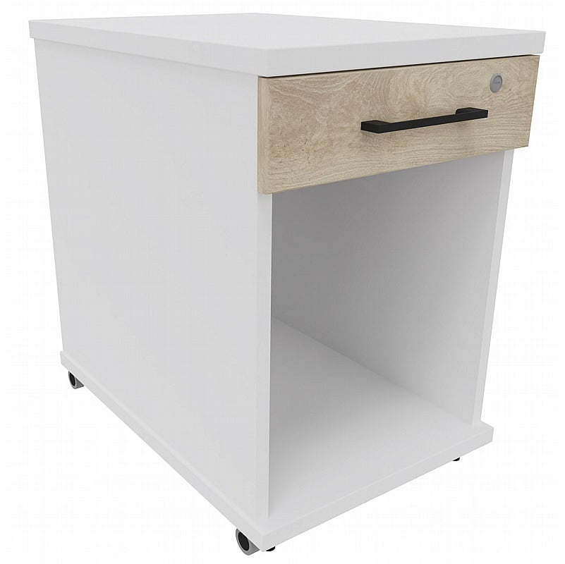 Unified Duo Tall Mobile Under Desk Lever Arch Storage Pedestals - Office Storage