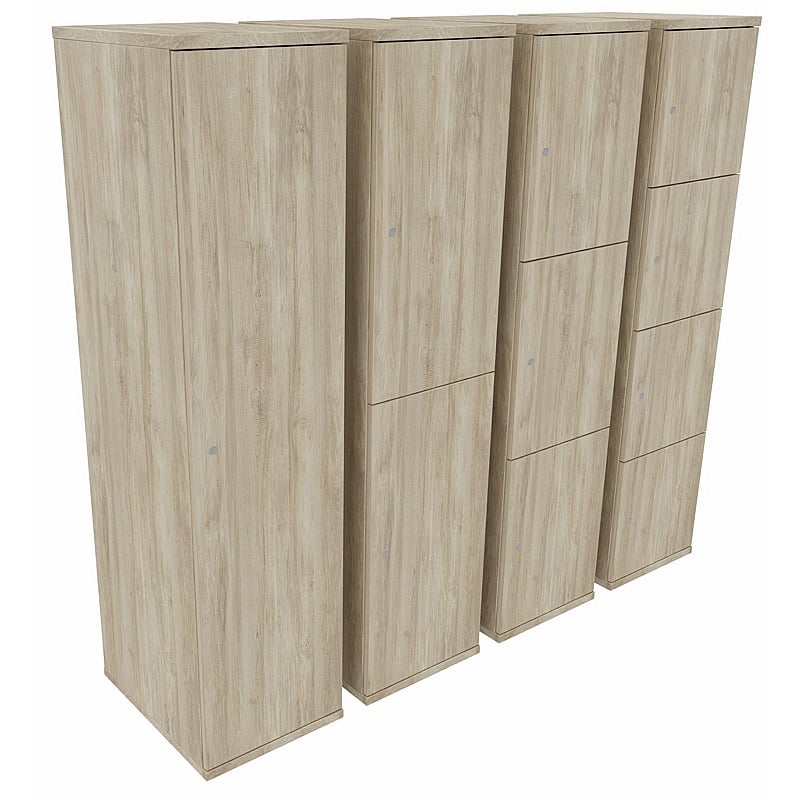 Unified Wooden Office Lockers - Office Storage