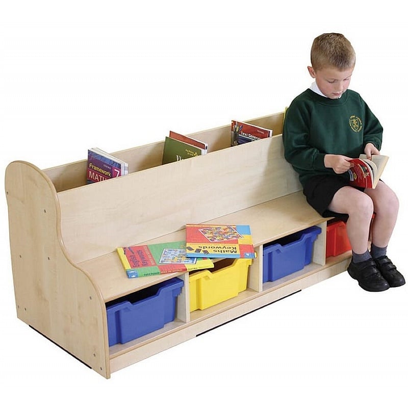 Maple Seat and Browser Unit - School Furniture