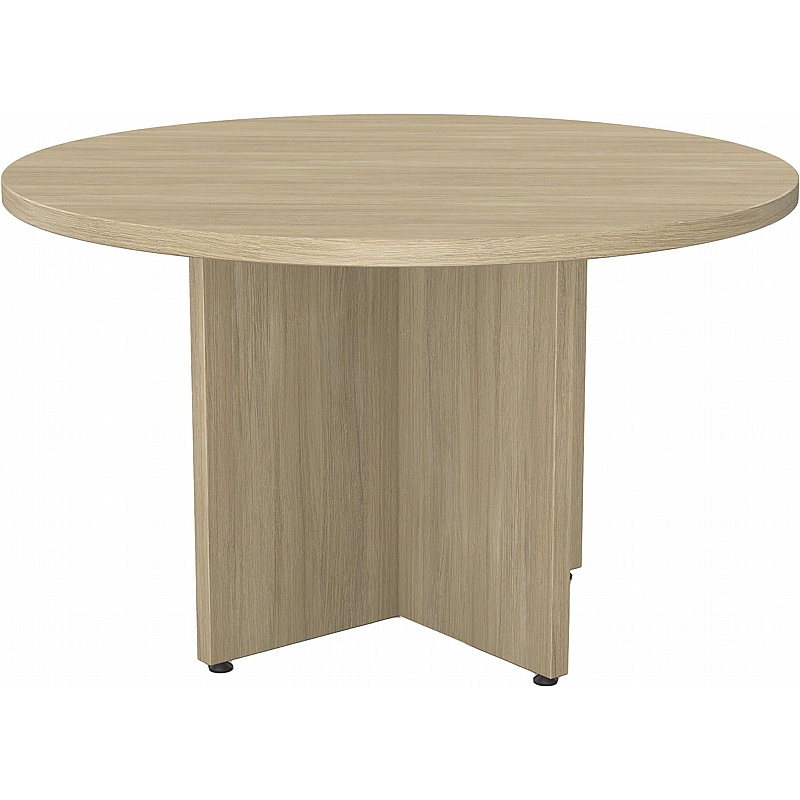 Fermo Arrowhead Round Meeting and Breakout Tables - Meeting Room