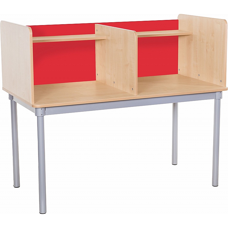 Campus Square Double Study Carrels - School Furniture