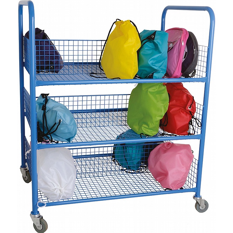 Lunchbox Double Sided Mobile Trolley - School Furniture