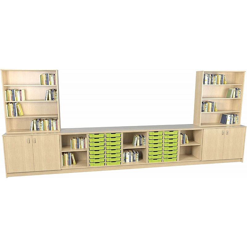 Campus Classroom Low Storage Teaching Wall - School Furniture