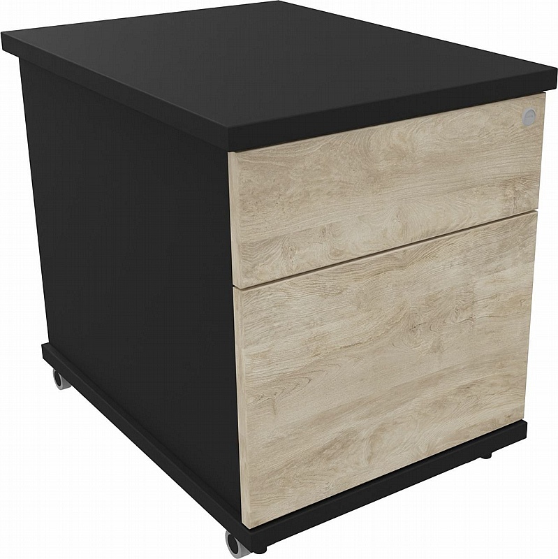 Unified Duo Flush Low Mobile Under Desk Pedestals - Office Storage