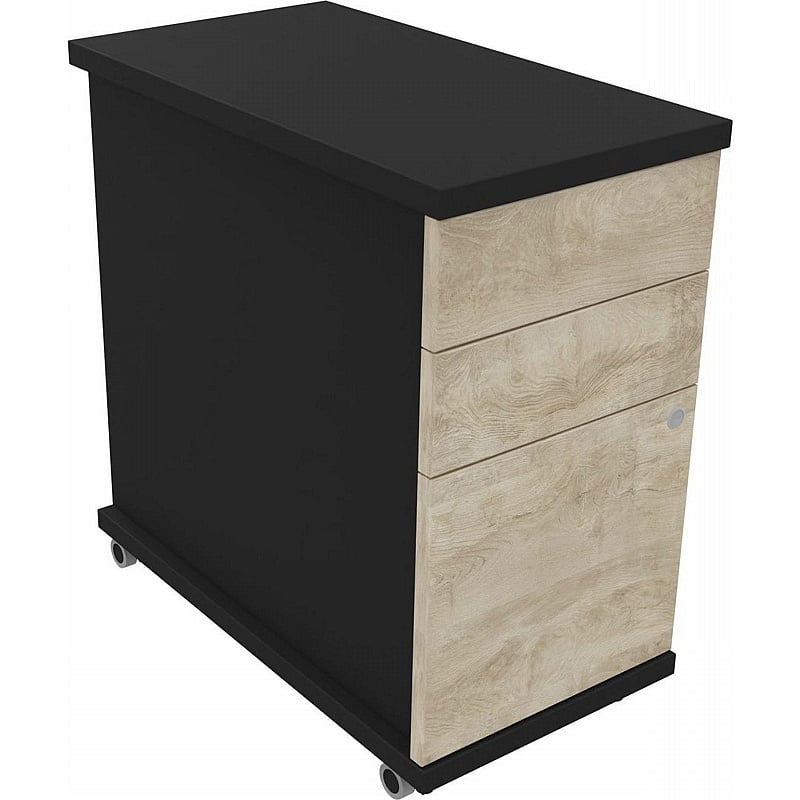 Unified Duo Flush Tall Mobile Under Desk Pedestals - Office Storage