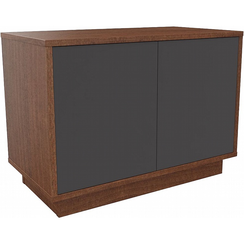 Boss Design Contract 2 Door Desk High Credenza with Plinth Base - Office Storage