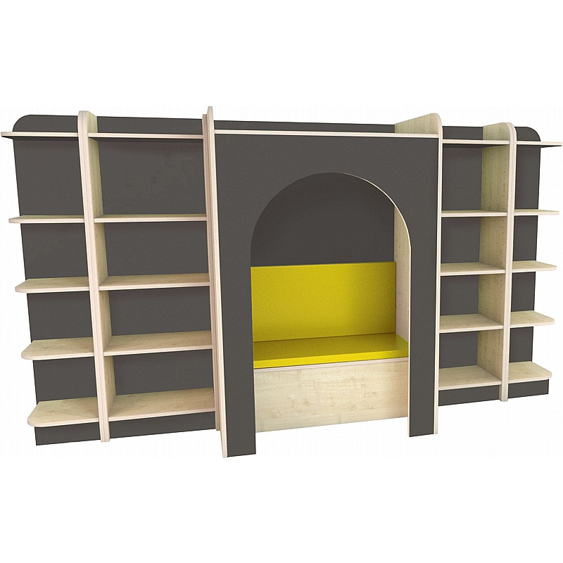 KubbyClass Library Reading Nook and Storage Bundle - School Furniture