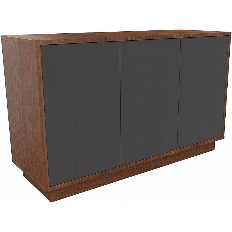 Boss Design Contract 3 Door Tall Credenza with Plinth Base - Office Storage