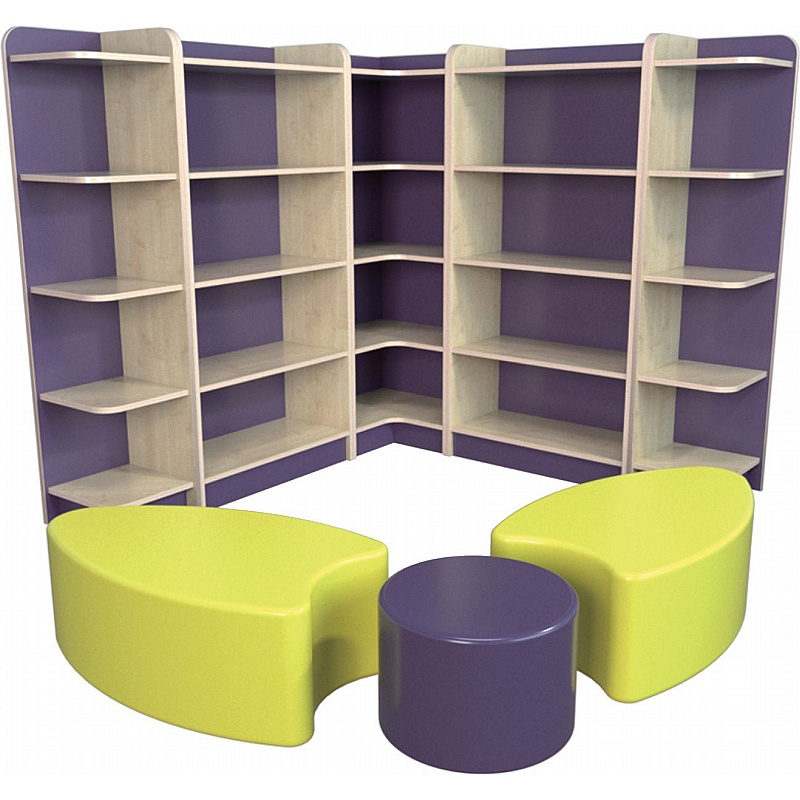 KubbyClass Library Reading Corner Bundle - School Furniture