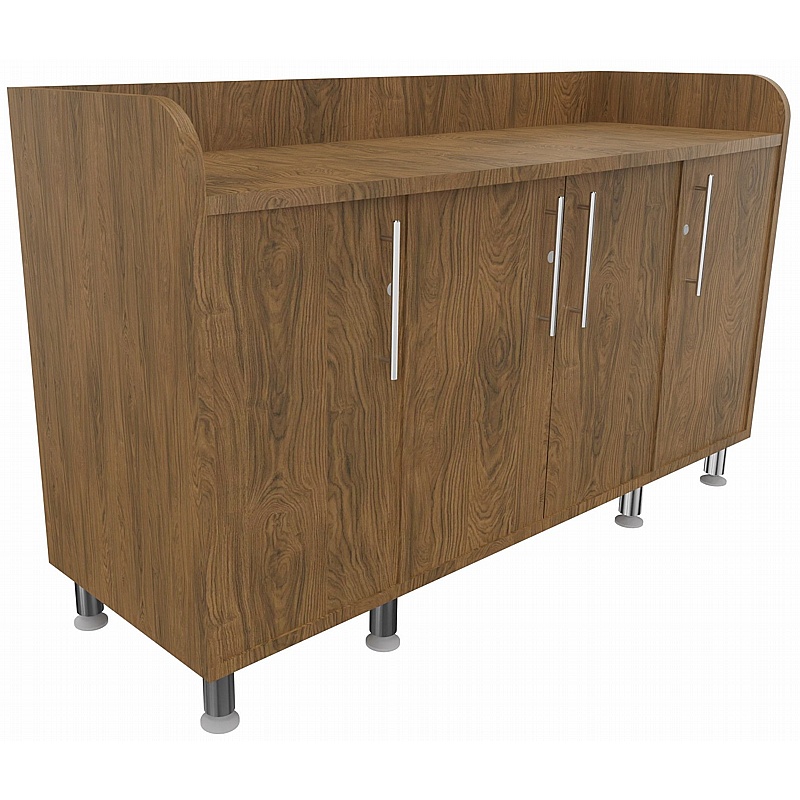 Unified Deluxe Boardroom 4 Door Credenza Storage Unit - Office Storage