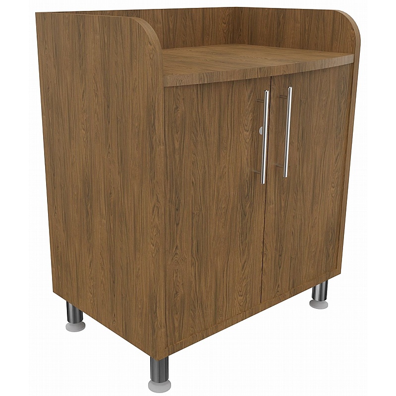 Unified Deluxe Boardroom 2 Door Compact Credenza Storage Unit - Office Storage