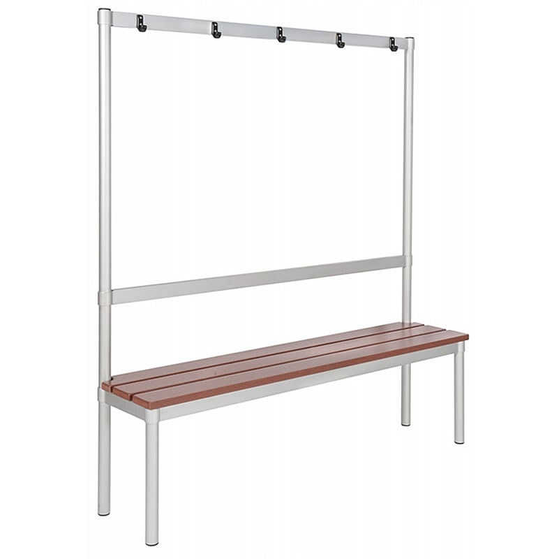 Gopak Enviro Changing and Cloakroom Bench Seats with Hooks - School Furniture