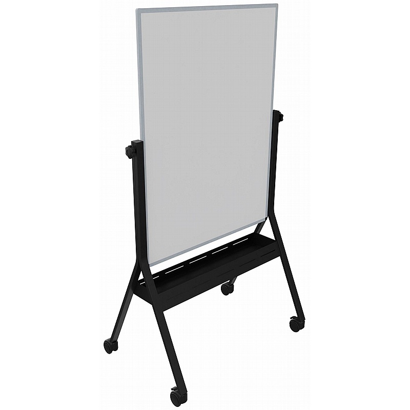 Elite Mobile Swivel Portrait Magnetic Whiteboards - Display Equipment