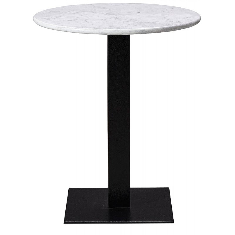 Forza Round Solid Marble Breakout and Cafe Tables - Breakout & Canteen