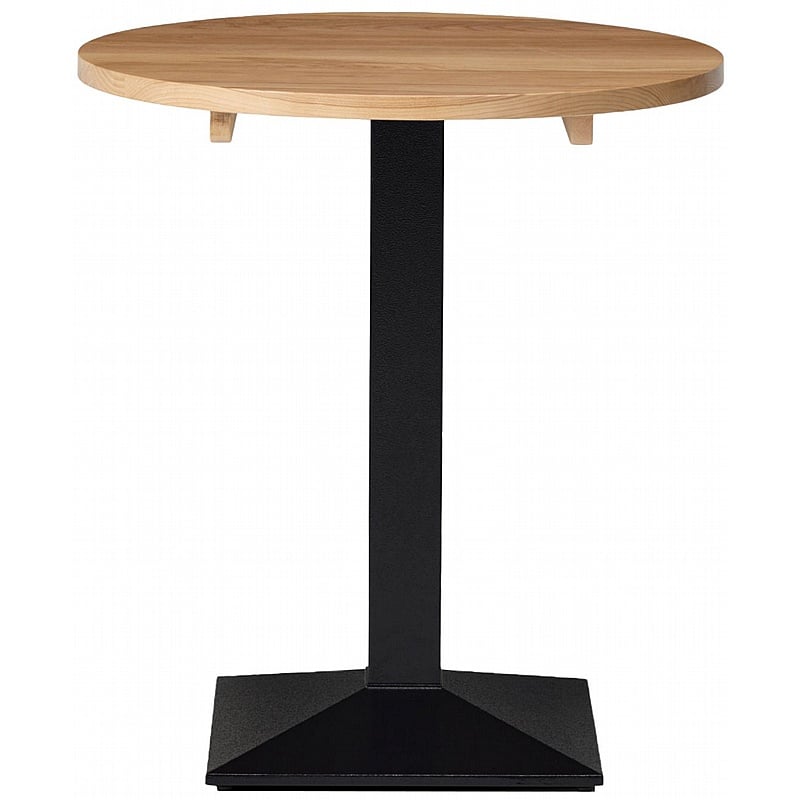 Quattro Round Solid Wood Breakout and Cafe Tables - Breakout & Canteen