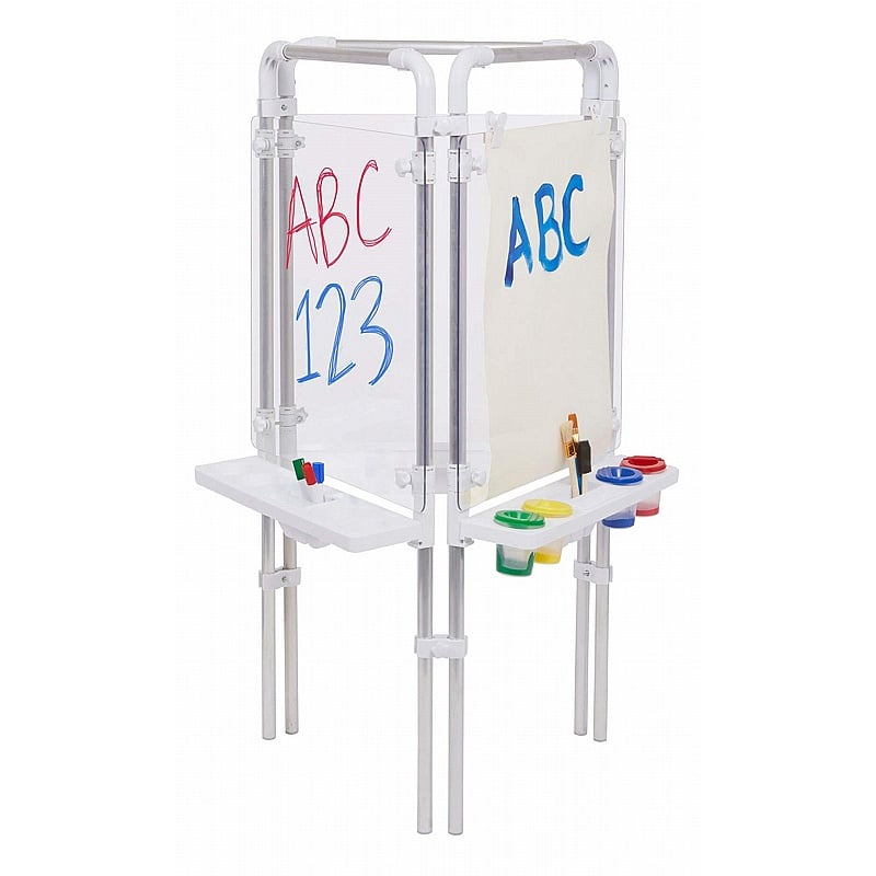 Eazy Outdoor Clear Acrylic 3 Sided Easels - School Furniture