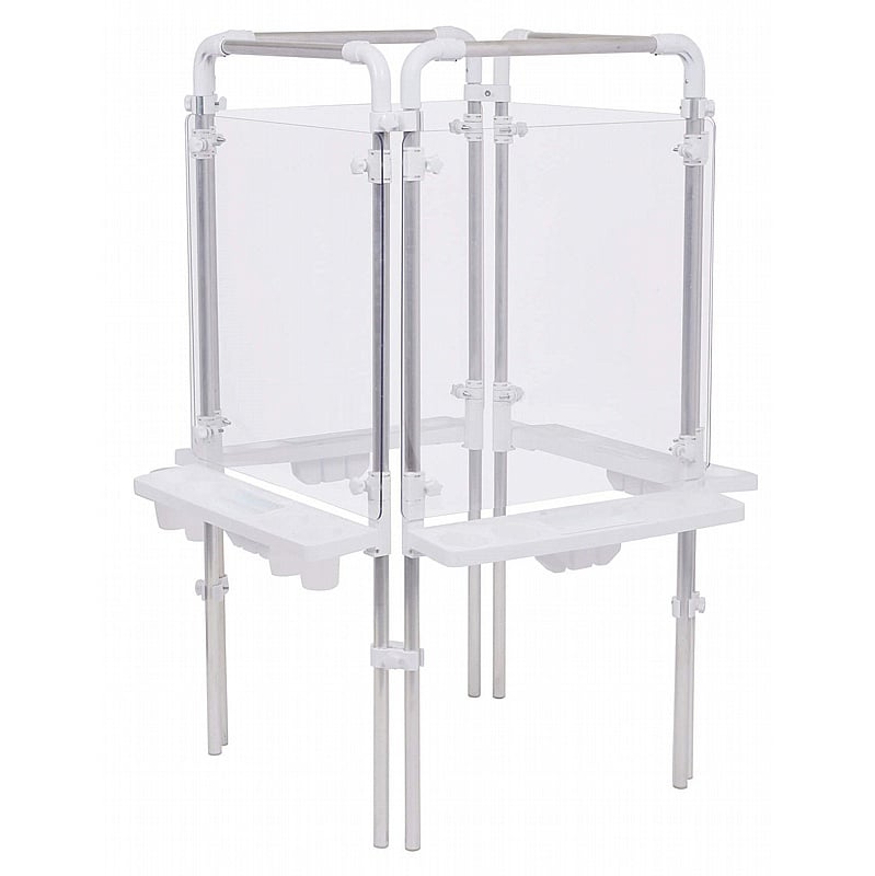 Eazy Outdoor Clear Acrylic 4 Sided Easels - School Furniture