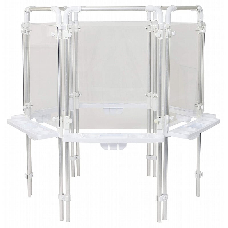 Eazy Outdoor Clear Acrylic 6 Sided Easels - School Furniture