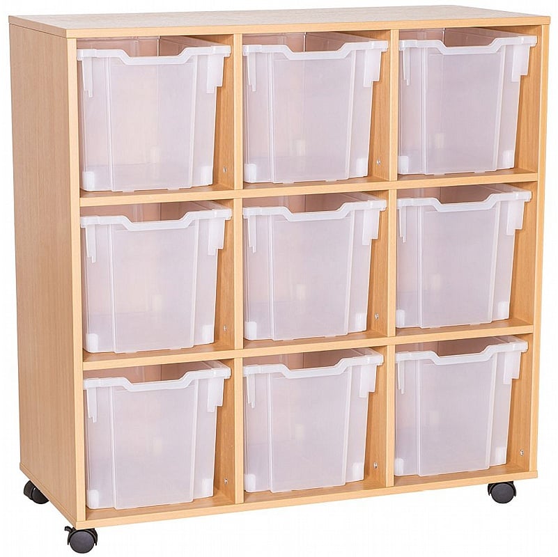 EduStore Triple Column 9 Jumbo Tray Storage - School Furniture