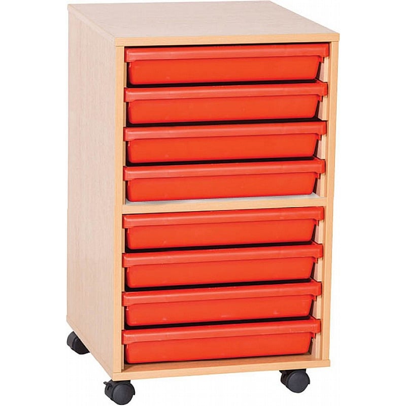 EduStore Single Column 8 A3 Tray Storage - School Furniture