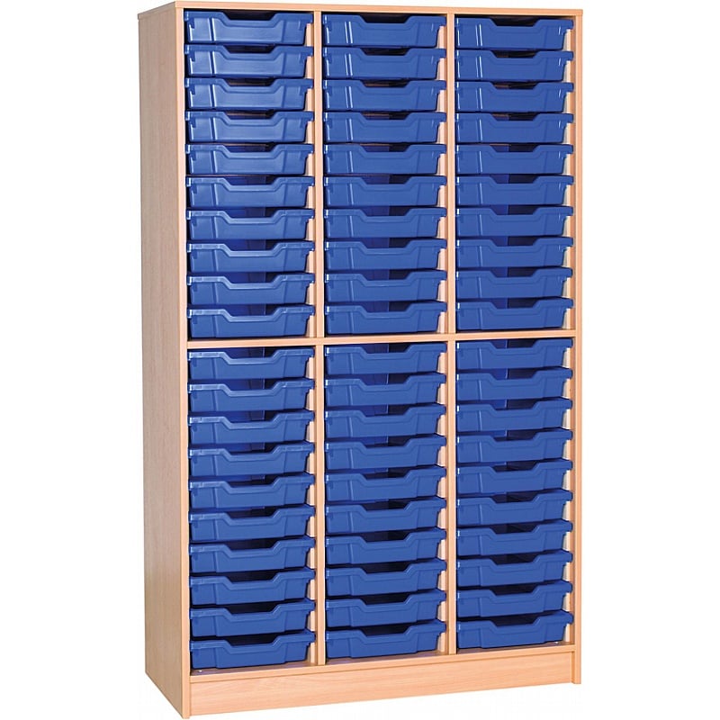 EduStore Triple Column 60 Shallow Tray Tall Storage - School Furniture