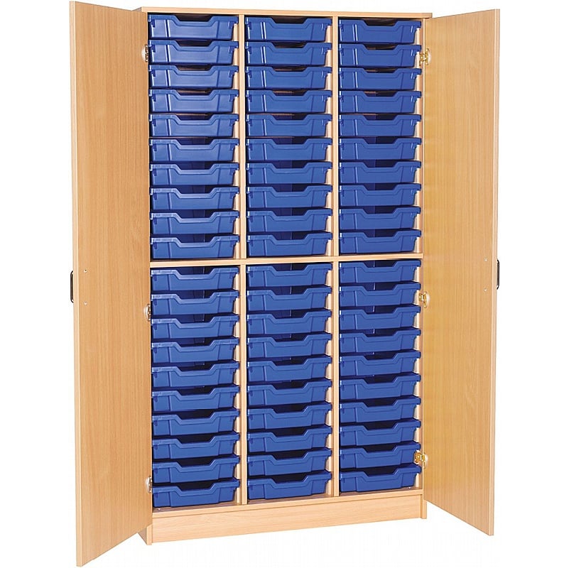 EduStore Triple Column 60 Shallow Tray Tall Cupboards - School Furniture