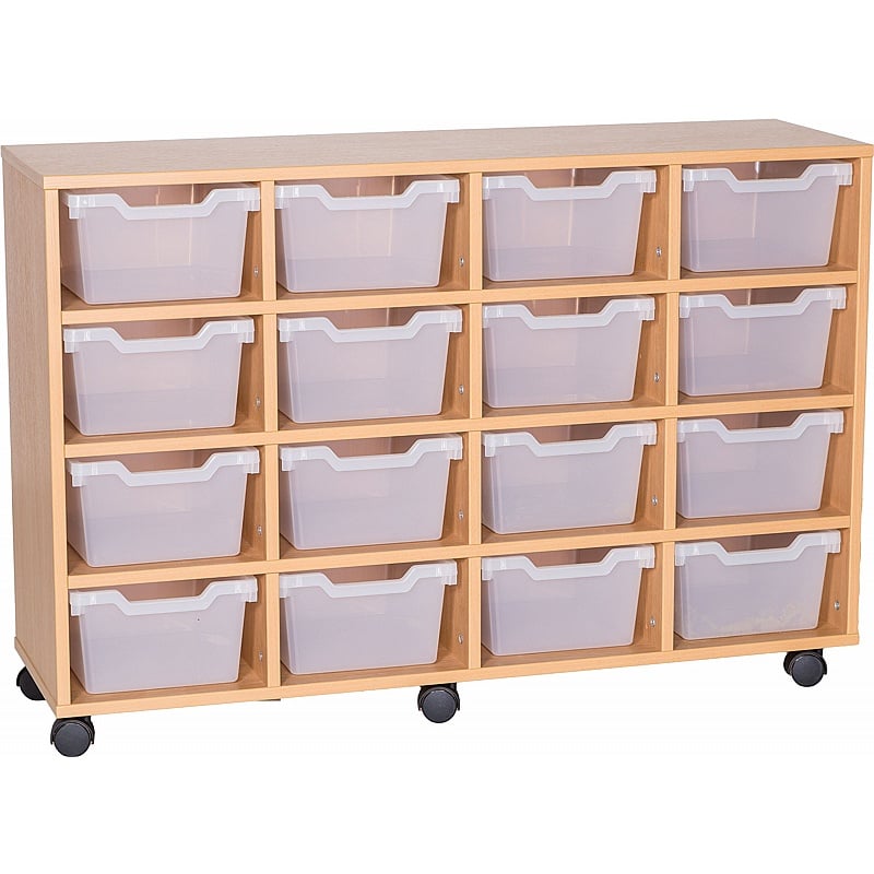 Cubby Quad Column 16 Deep Tray Storage - School Furniture