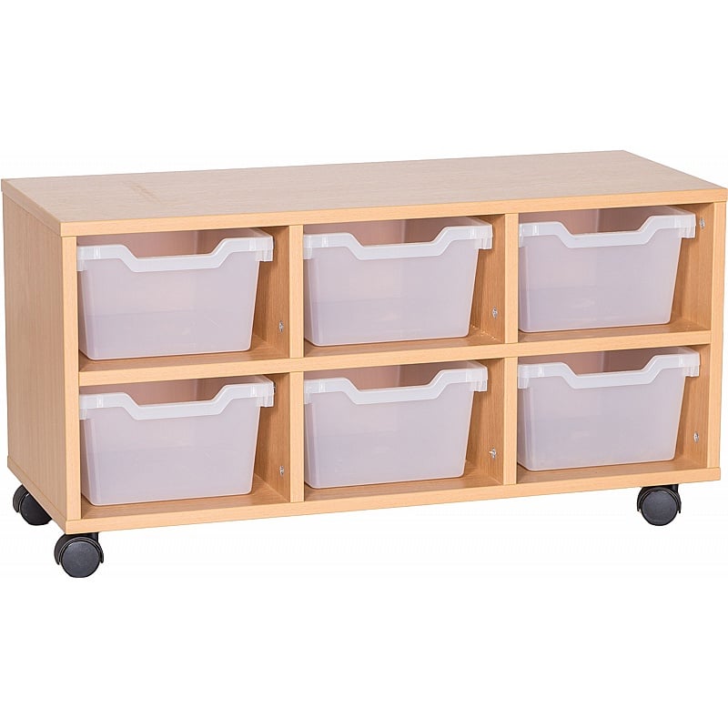 Cubby Triple Column 6 Deep Tray Storage - School Furniture