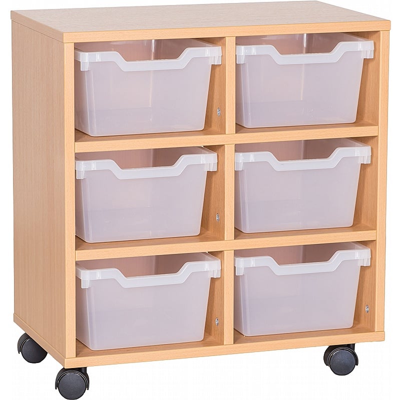 Cubby Double Column 6 Deep Tray Storage - School Furniture