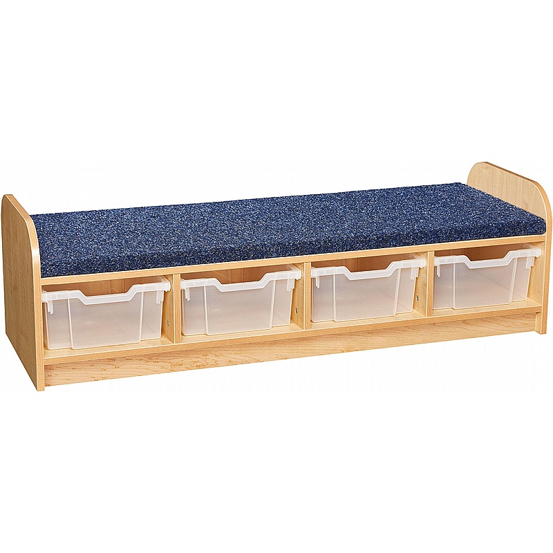 KubbyClass Early Years Nursery Cloakroom Storage Bench - School Furniture