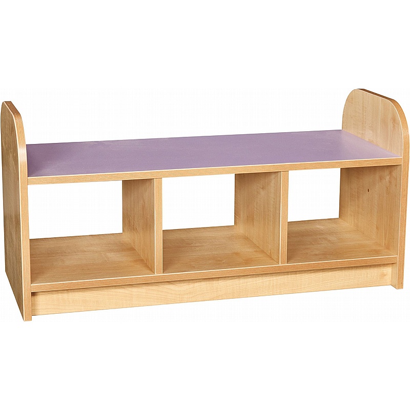 KubbyClass Early Years Nursery Low Level Open Back Storage Benches - School Furniture