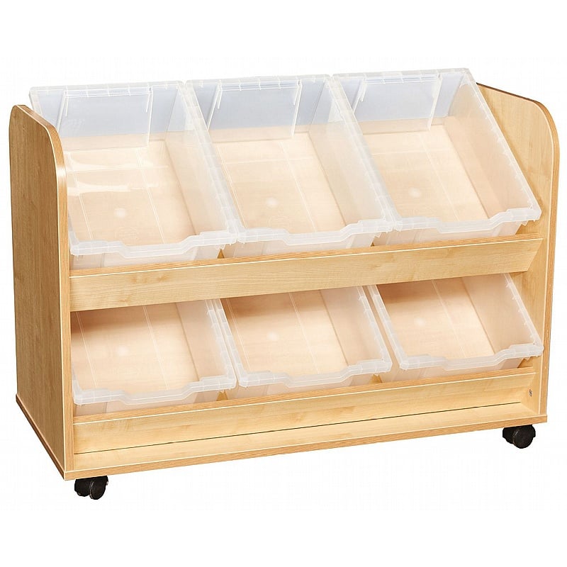 KubbyClass Early Years Nursery Tilt Tote Tray Storage - School Furniture