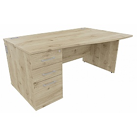 Wave Oak Desk